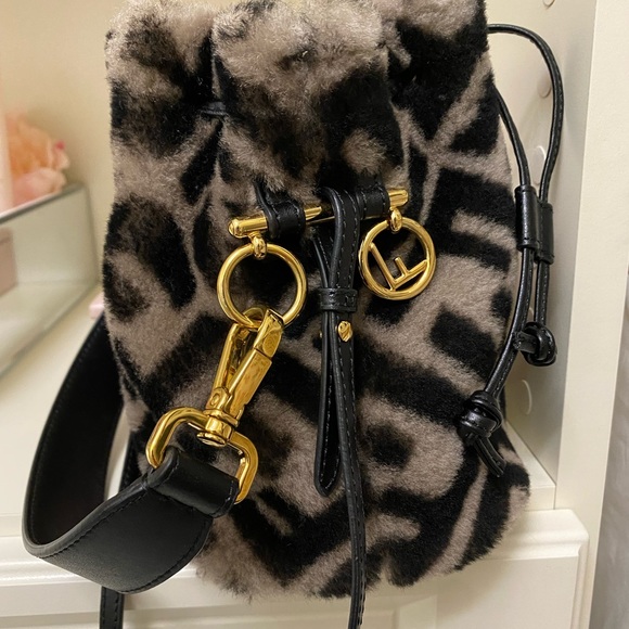Fendi Zucca Shearling Mon Tresor - Picture 3 of 12